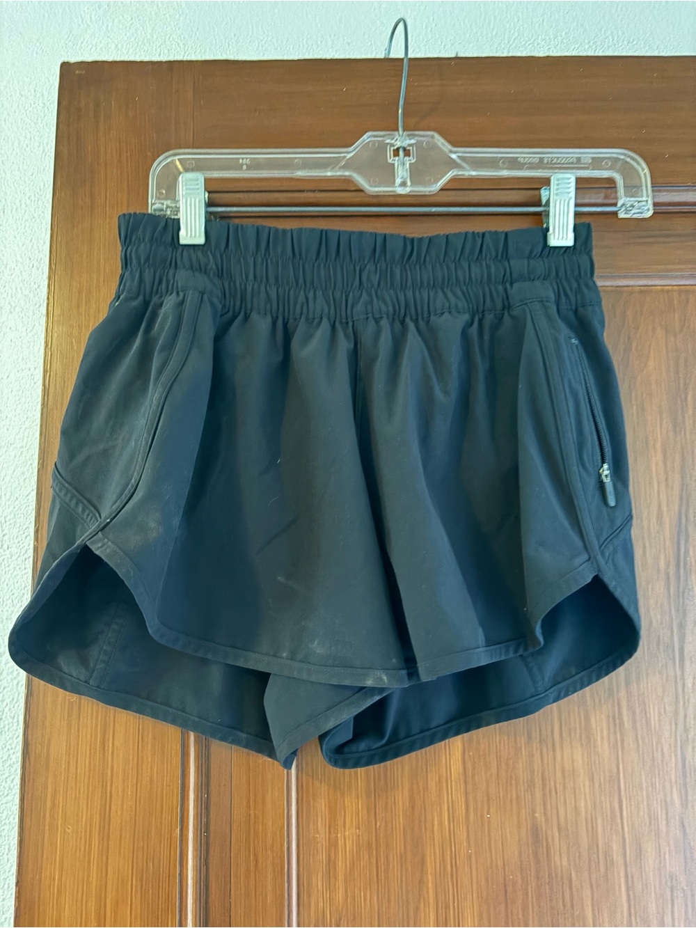 lululemon athletica Black Track That High-Rise Lined Short 3”